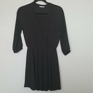 Lush Witchy Office black chiffon mini dress size small